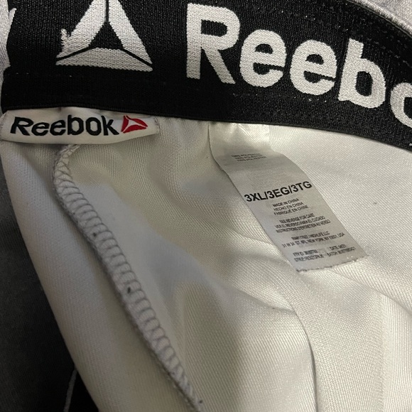 Reebok Black and White Athletic Joggers - Picture 4 of 5